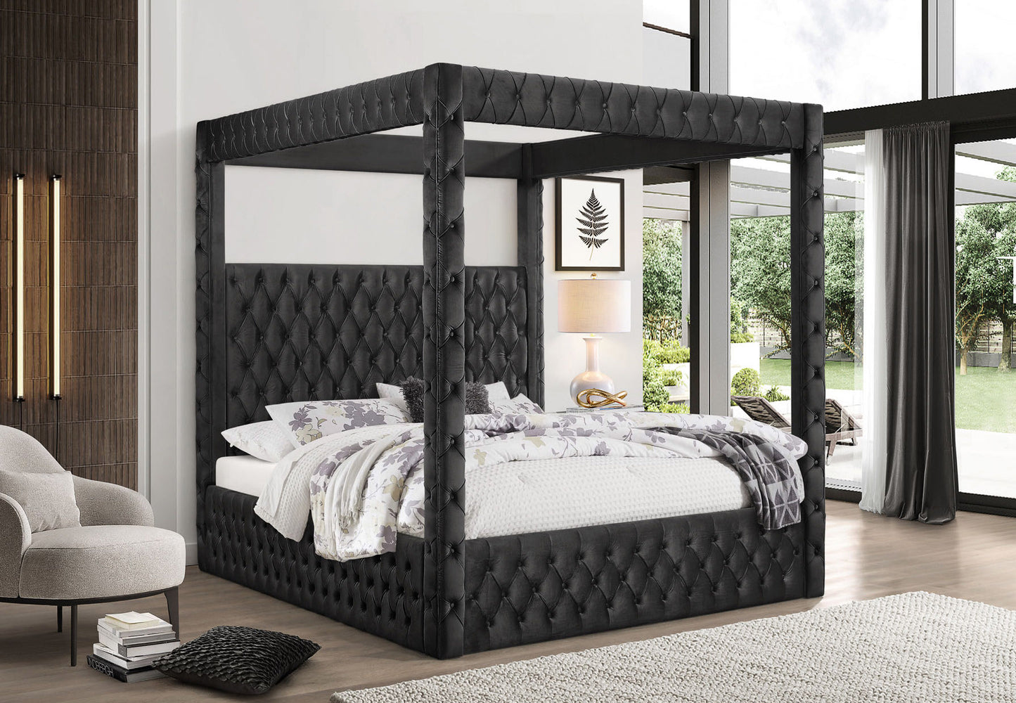 Aya Velvet Bed