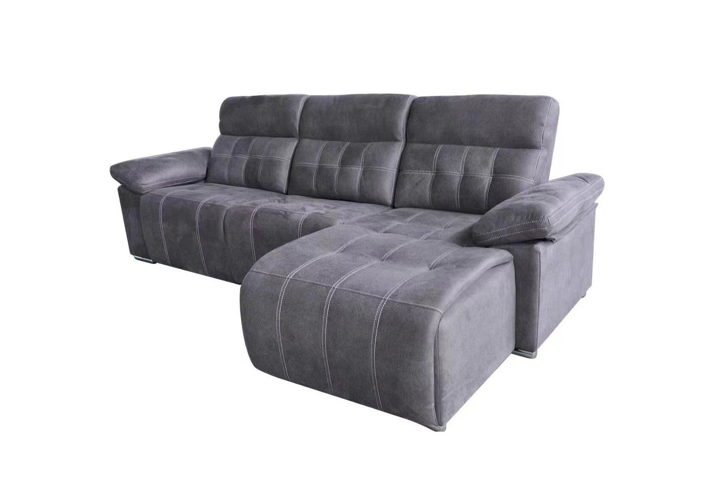 PLUSH RECLINER SECTIONAL