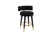 Celeste Velvet Counter Stool