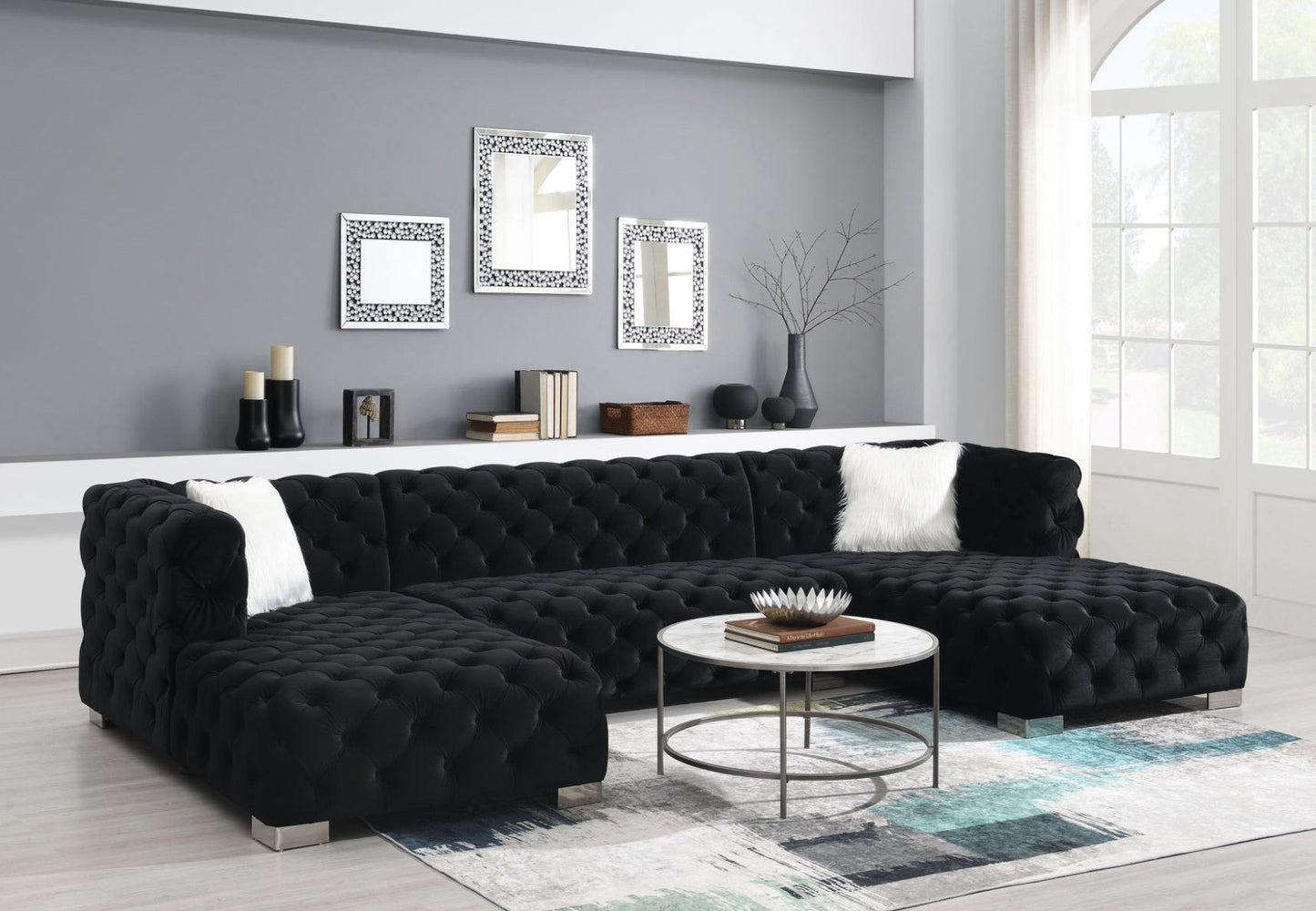 Nervana Velvet Sectional