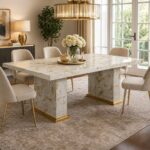 Valencia Marble Dining Table