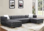 Everett Velvet Sectional - Image 2
