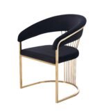 Annie Velvet Dining Chair - Image 9