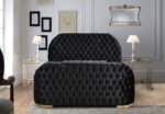 Leon Velvet Bed - Image 9