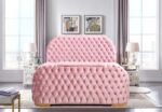 Leon Velvet Bed - Image 4