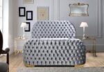 Leon Velvet Bed - Image 7