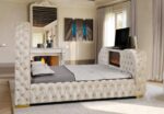 Leon Velvet Bed - Image 2