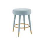 Ollie Velvet Counter Stool