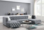 Nervana Velvet Sectional - Image 5
