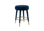Ollie Velvet Counter Stool - Image 2