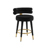 Celeste Velvet Counter Stool