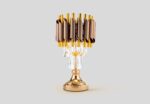 Opulent Noir Crystal Lamp - Image 3