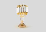 Opulent Noir Crystal Lamp - Image 5