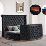Angel Velvet Bed