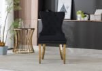 Lion Velvet Dining Chair - Image 3
