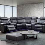 Dona Leather Sectional