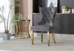 Opal Velvet Dining Chair - Image 6