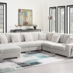 Shaggy Velvet Sectional