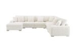 Shaggy Velvet Sectional - Image 5