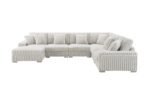 Shaggy Velvet Sectional - Image 10