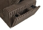 Shaggy Velvet Sectional - Image 16