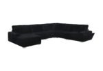 Shaggy Velvet Sectional - Image 19