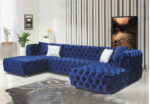 Nervana Velvet Sectional - Image 4