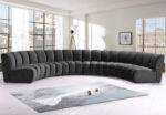 Michigan velvet Sectional - Image 4
