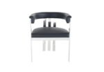 Avon Silver Dining Chair - Image 4