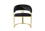 Annie Velvet Dining Chair - Image 3