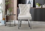 Lion Velvet Dining Chair - Image 4
