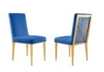 Shelly Velvet Dining Chair - Image 2