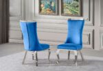 Romeo Velver Dining Chair - Image 4