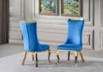Romeo Velver Dining Chair - Image 4