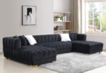 Everett Velvet Sectional - Image 3