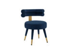 Velora Velvet Dining Chair - Image 5