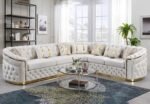 Corner Velvet Sectional - Image 3
