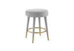 Ollie Velvet Counter Stool - Image 4